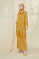 RANIA Kurung Lace Mustard - Image 7