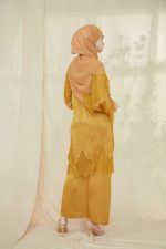 RANIA Kurung Lace Mustard - Image 6