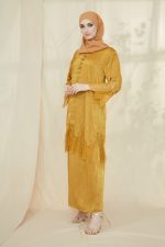 RANIA Kurung Lace Mustard - Image 5