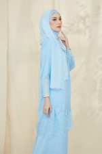RANIA Kurung Lace Light Blue