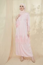 RANIA Kurung Lace Rose Pink