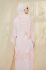 RANIA Kurung Lace Rose Pink - Image 3