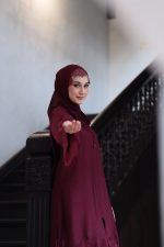RANIA Kurung Lace Mulberry - Image 4
