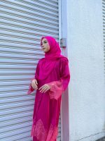 RANIA Kurung Lace Fuschia - Image 2