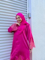 RANIA Kurung Lace Fuschia - Image 4