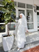 RANIA Kurung Lace White