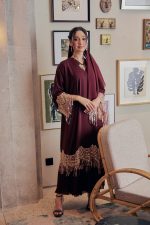 Monica Maroon (with Gold Sequin)